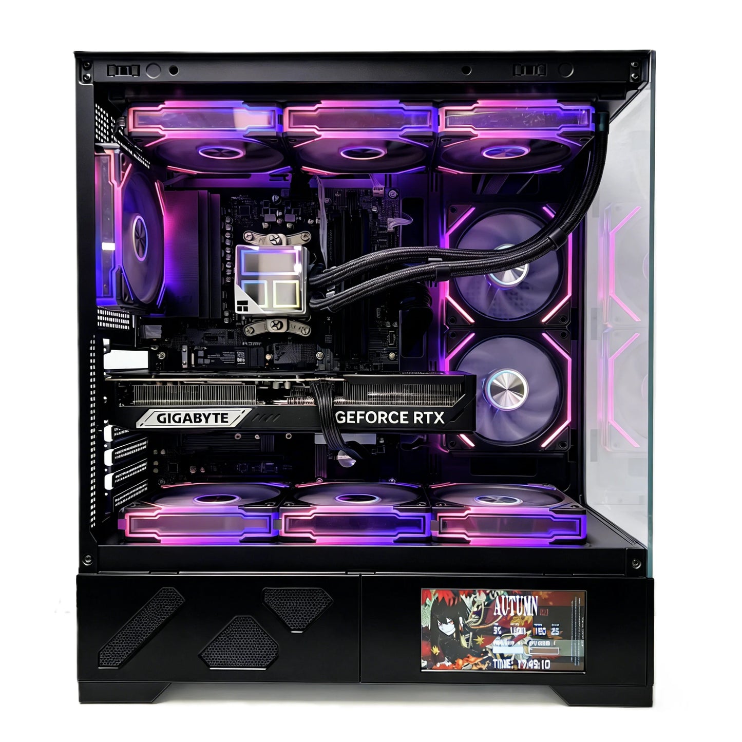 Uniway Legendary Gaming PC powered by AMD Ryzen 7 7800X3D, 32GB Ram, 1TB Nvme SSD, RTX 5070 Ti GPU, Black