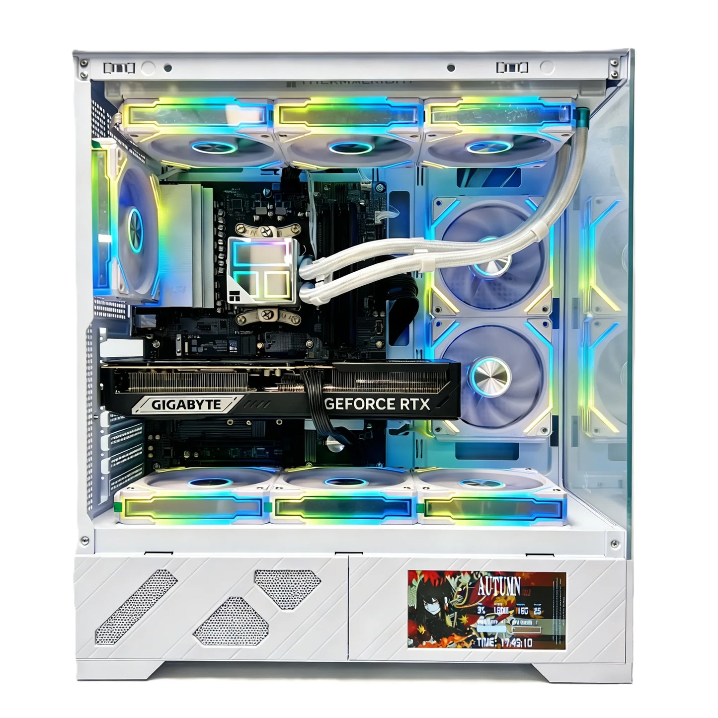 Uniway Legendary Gaming PC powered by AMD Ryzen 7 9800X3D, 32GB Ram, 1TB SSD, RTX 5080 GPU, White