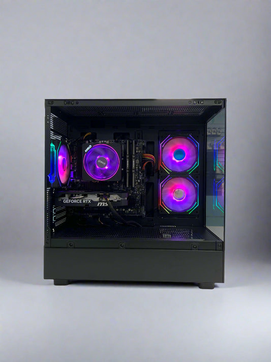 Uniway Compact Gaming PC - AMD Ryzen 7 5800X - RTX 5060 - 32GB DDR4 - Wi-Fi