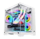 Prebuilt custom gaming pc Ryzen 5, 16GB DDR4, RTX 1660Ti/4060, 1TB NVME SSD M.2, WJCoolman Mini Case