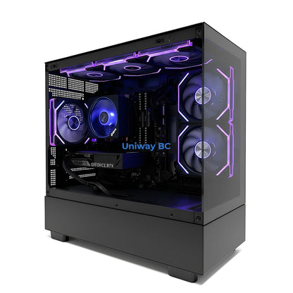Uniway Compact Gaming PC powered by AMD Ryzen 7 5800X, 32GB Ram, 1TB Nvme SSD, RTX 3070 GPU, Black