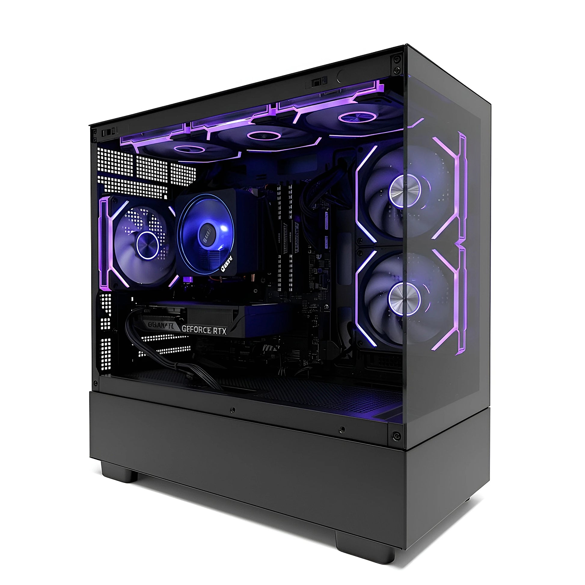 Uniway Compact Gaming PC powered by AMD Ryzen 7 5800X, 32GB Ram, 512GB SSD, RTX 5050 GPU, Black