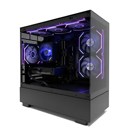 Uniway Compact Gaming PC powered by AMD Ryzen 7 5800X, 32GB Ram, 512GB SSD, RTX 5050 GPU, Black