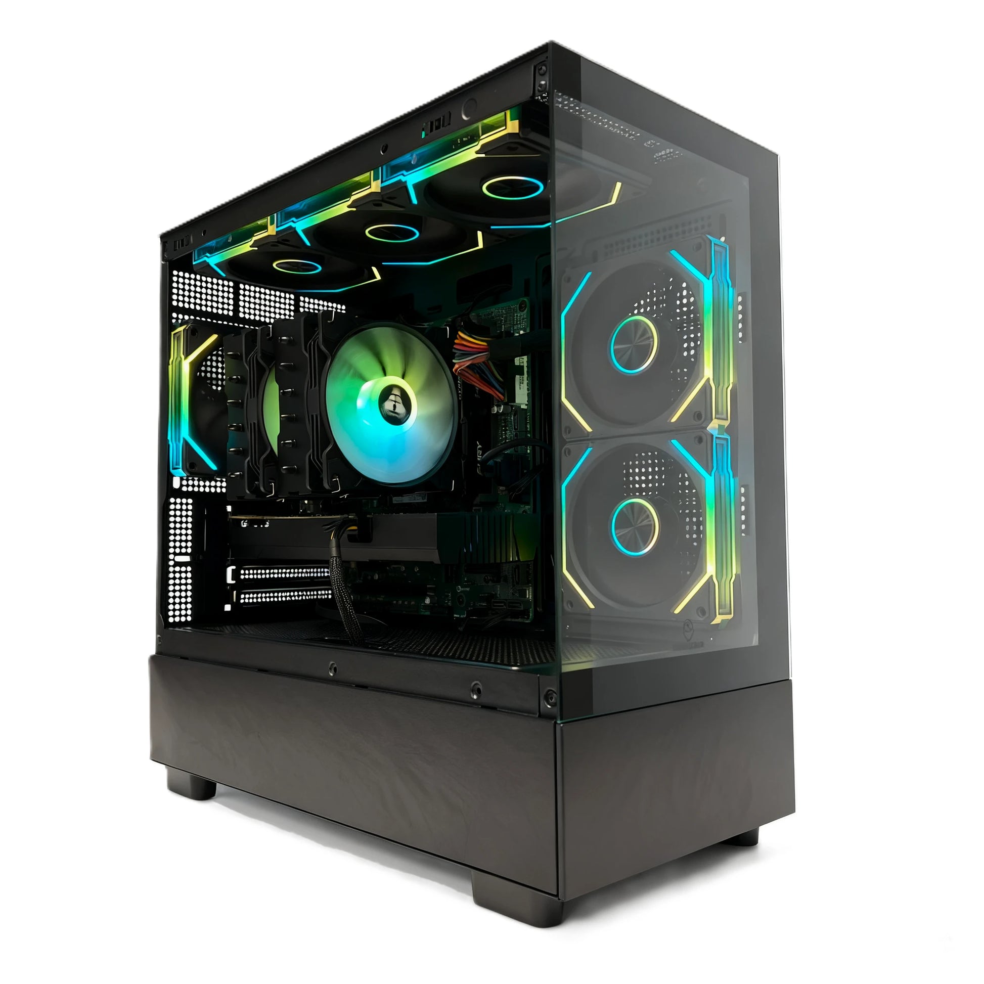 Uniway Compact Gaming PC powered by Intel i7-7700, 16GB Ram, 512GB SSD, GTX 1660 Super GPU, Black