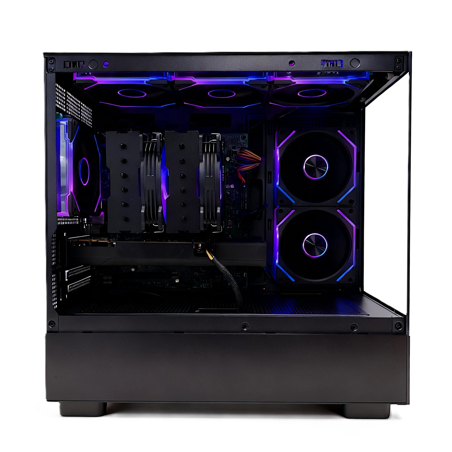 Uniway Compact Gaming PC powered by Intel i7-7700, 16GB Ram, 512GB SSD, GTX 1660 Super GPU, Black