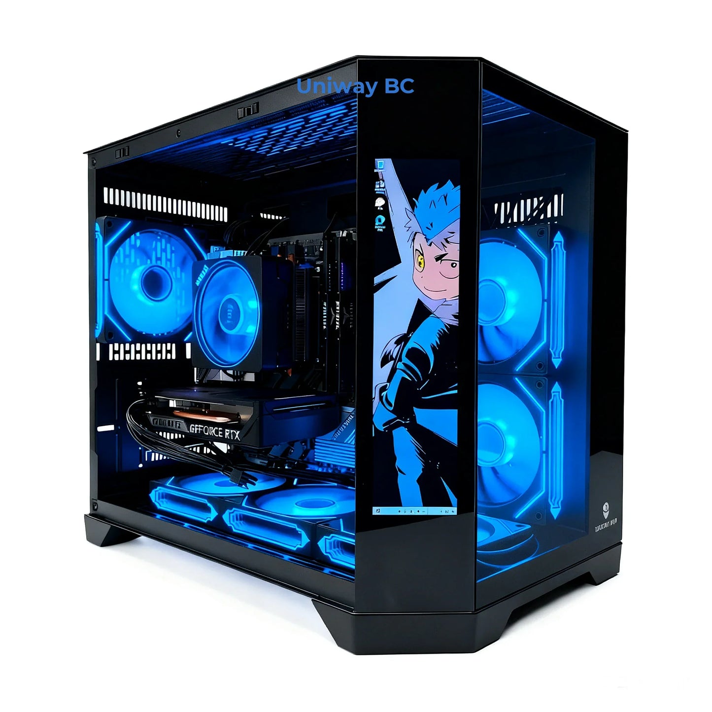 Uniway Creator Gaming PC powered by AMD Ryzen 5 9600X, 32GB Ram, 1TB Nvme SSD, RTX 5060 Ti GPU, Black