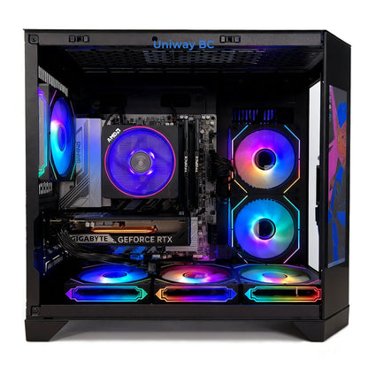 Uniway Creator Gaming PC powered by AMD Ryzen 5 9600X, 32GB Ram, 1TB Nvme SSD, RTX 5060 Ti GPU, Black