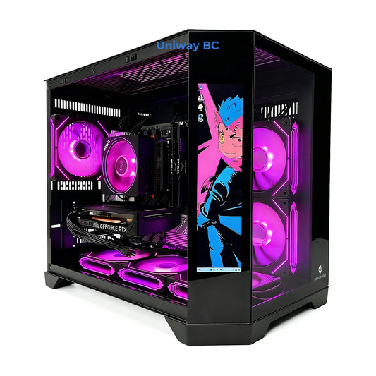 Uniway Creator Gaming PC powered by AMD Ryzen 5 9600X, 32GB Ram, 1TB Nvme SSD, RTX 5060 Ti GPU, Black
