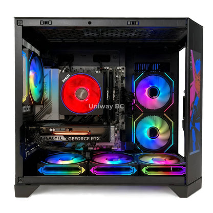 Uniway Creator Gaming PC powered by AMD Ryzen 7 5800X, 32GB Ram, 1TB Nvme SSD, RTX 5060 Ti GPU, Black
