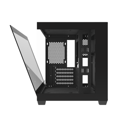 Darkflash C275P M-ATX Full View Dual Tempered Glass Gaming Case Pre-install 5 ARGB Fans
