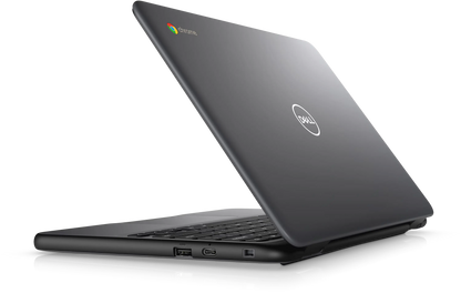 Dell Chrombook 3100 powered by Intel Celeron, 4GB RAM, and 16G Storage