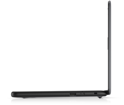 Dell Chrombook 3100 powered by Intel Celeron, 4GB RAM, and 16G Storage