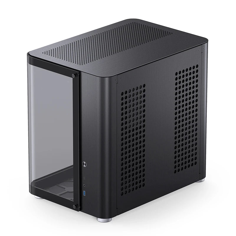 JONSBO TK-2 Gaming PC Case – Mid-Tower ATX, Tempered Glass Side Panel, Aluminum Alloy, Supports 360mm AIO & Full ATX Build