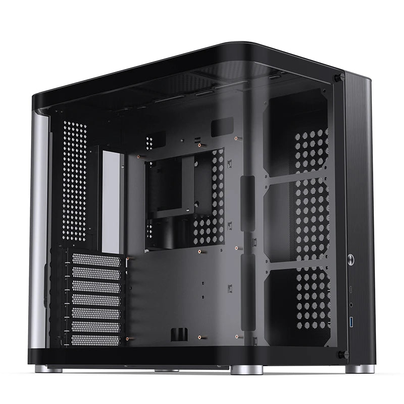 JONSBO TK-2 Gaming PC Case – Mid-Tower ATX, Tempered Glass Side Panel, Aluminum Alloy, Supports 360mm AIO & Full ATX Build