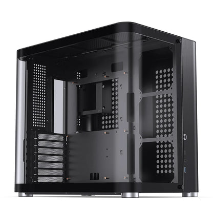JONSBO TK-2 Gaming PC Case – Mid-Tower ATX, Tempered Glass Side Panel, Aluminum Alloy, Supports 360mm AIO & Full ATX Build