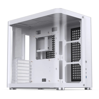 JONSBO TK-2 Gaming PC Case – Mid-Tower ATX, Tempered Glass Side Panel, Aluminum Alloy, Supports 360mm AIO & Full ATX Build