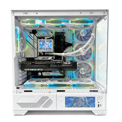 Uniway Legendary Gaming PC powered by AMD Ryzen 7 7800X3D, 32GB Ram, 1TB SSD, RTX 5070 GPU, White