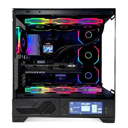 Uniway Legendary Gaming PC powered by AMD Ryzen 7 7800X3D, 32GB Ram, 1TB SSD, RTX 5070 GPU, Black