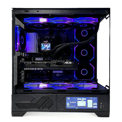 Uniway Legendary Gaming PC powered by AMD Ryzen 7 7800X3D, 32GB Ram, 1TB SSD, RTX 5070 GPU, Black