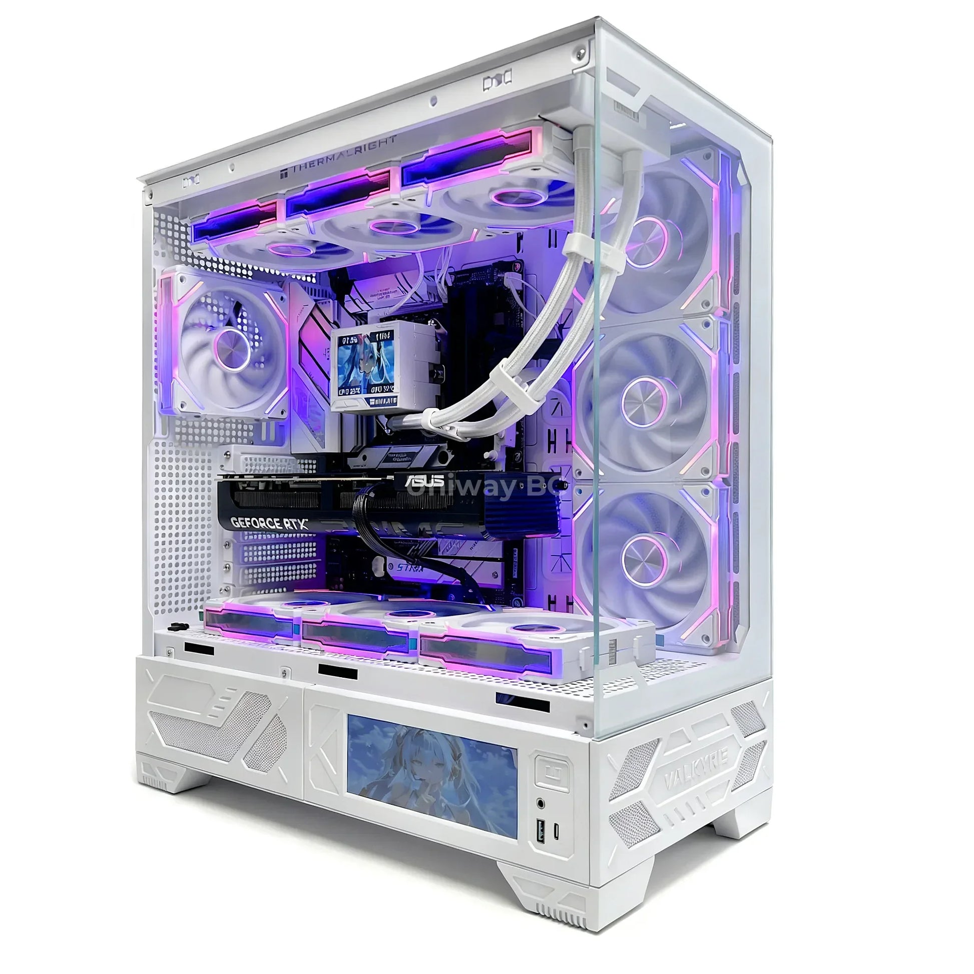 Uniway Legendary Gaming PC powered by AMD Ryzen 7 9700x, 32GB Ram, 1TB SSD, RTX 5070 Ti GPU, White