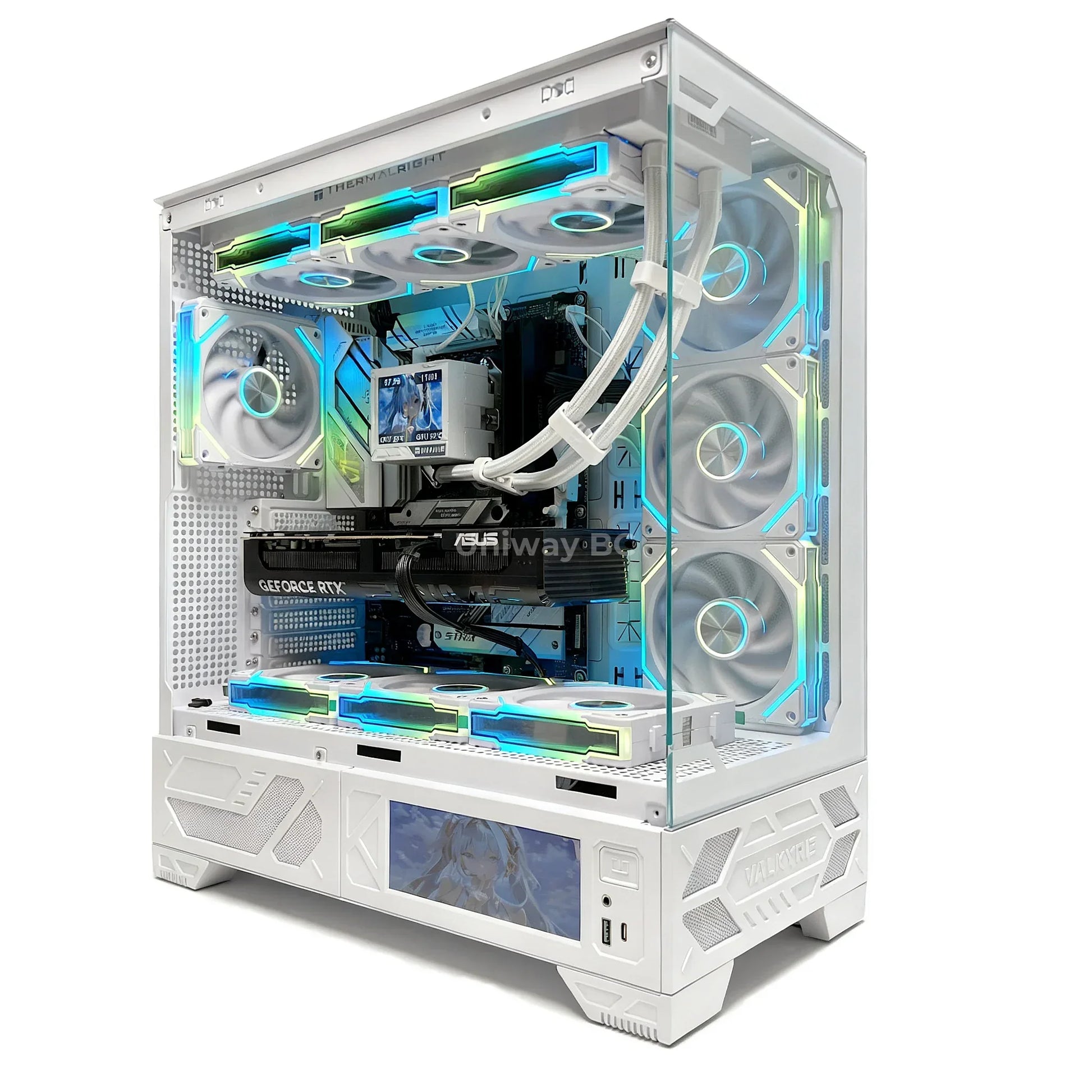 Uniway Legendary Gaming PC powered by AMD Ryzen 7 9800X3D, 32GB Ram, 1TB Nvme SSD, RTX 5070 Ti GPU, White