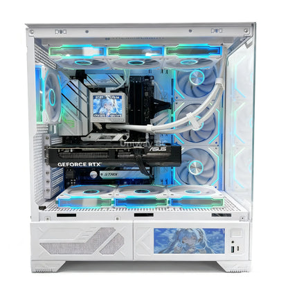 Uniway Legendary Gaming PC powered by AMD Ryzen 7 9800X3D, 32GB Ram, 1TB SSD, RTX 5080 GPU, White