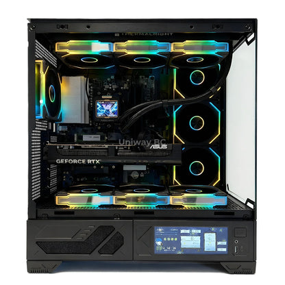 Uniway Legendary Gaming PC powered by AMD Ryzen 9 9950X3D, 64GB Ram, 2TB SSD, RTX 5090 GPU, Black