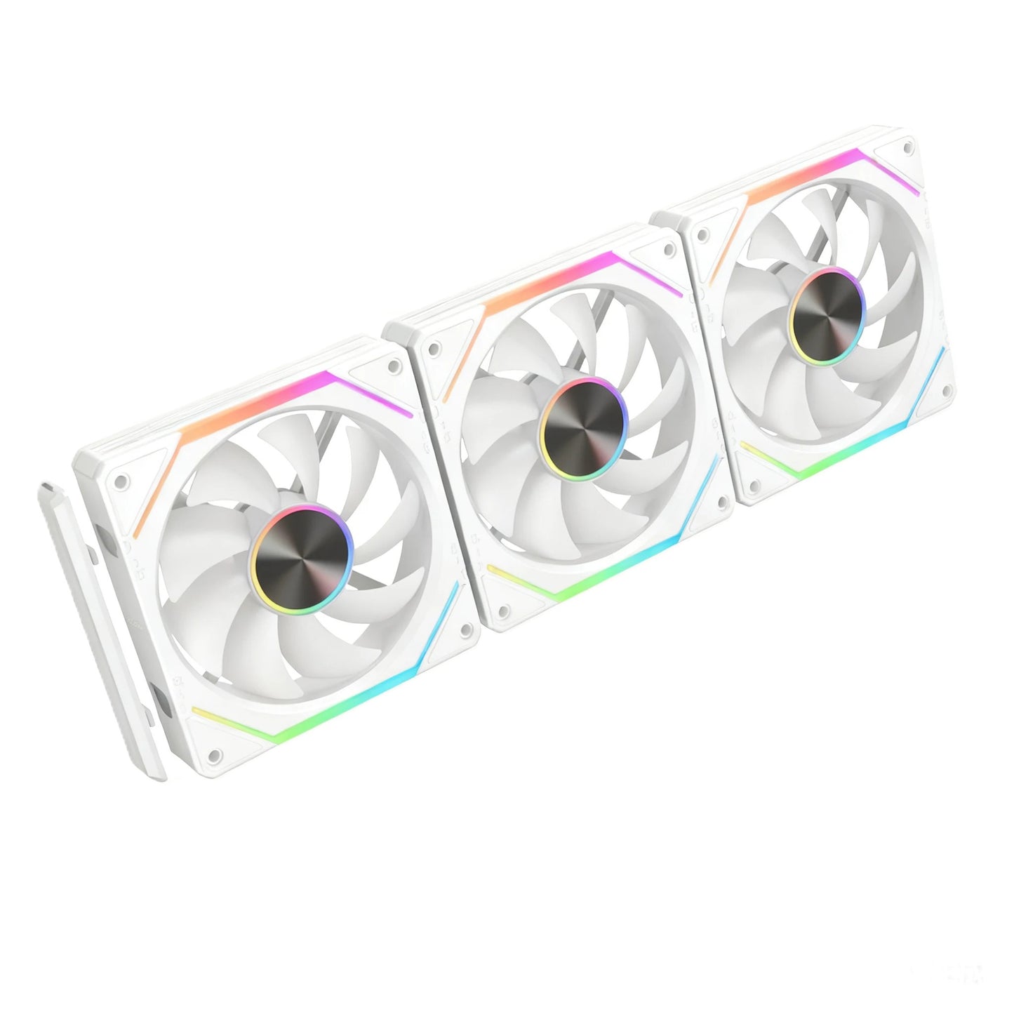 LovingCool Spliceable ARGB Case Fan 120MM, 3 Fans/Pack