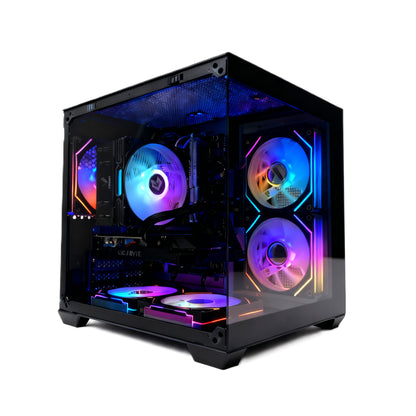 Uniway Mini Gaming PC powered by Intel i5-8th, 16GB Ram, 512GB SSD, RTX 3050 GPU, Black