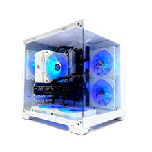 Uniway Mini Gaming PC powered by Intel i7-7th, 16GB Ram, 512GB SSD, RTX 3050 GPU, White