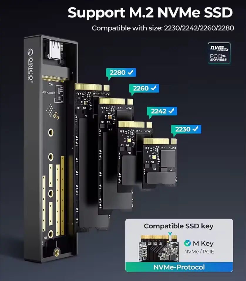 ORICO M.2 NVMe External Enclosure