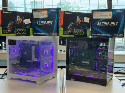 Uniway Gaming PC - AMD Ryzen 5 5500 - RTX 5060 - 16GB DDR4 - 1TB Nvme SSD