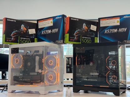 Uniway Gaming PC - AMD Ryzen 5 5500 - RTX 5060 - 16GB DDR4 - 1TB Nvme SSD