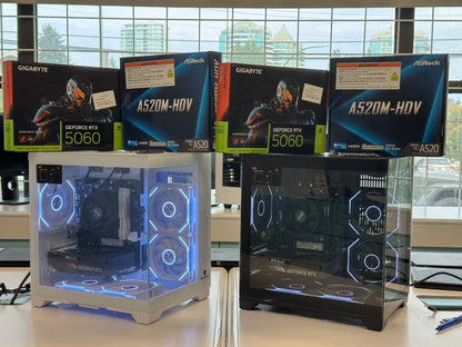 Uniway Gaming PC - AMD Ryzen 5 5500 - RTX 5060 - 16GB DDR4 - 1TB Nvme SSD