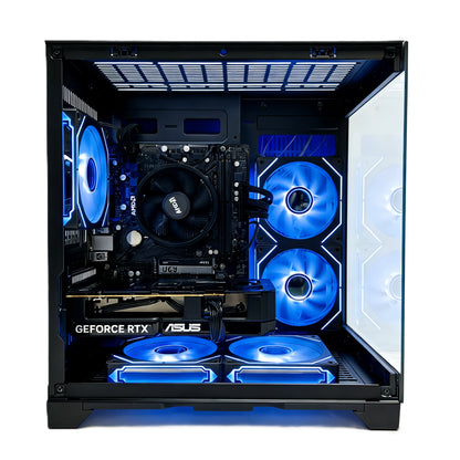 Uniway Mini Gaming PC powered by AMD Ryzen 5 5500, 16GB Ram, 512GB SSD, RTX 3050 GPU, Black