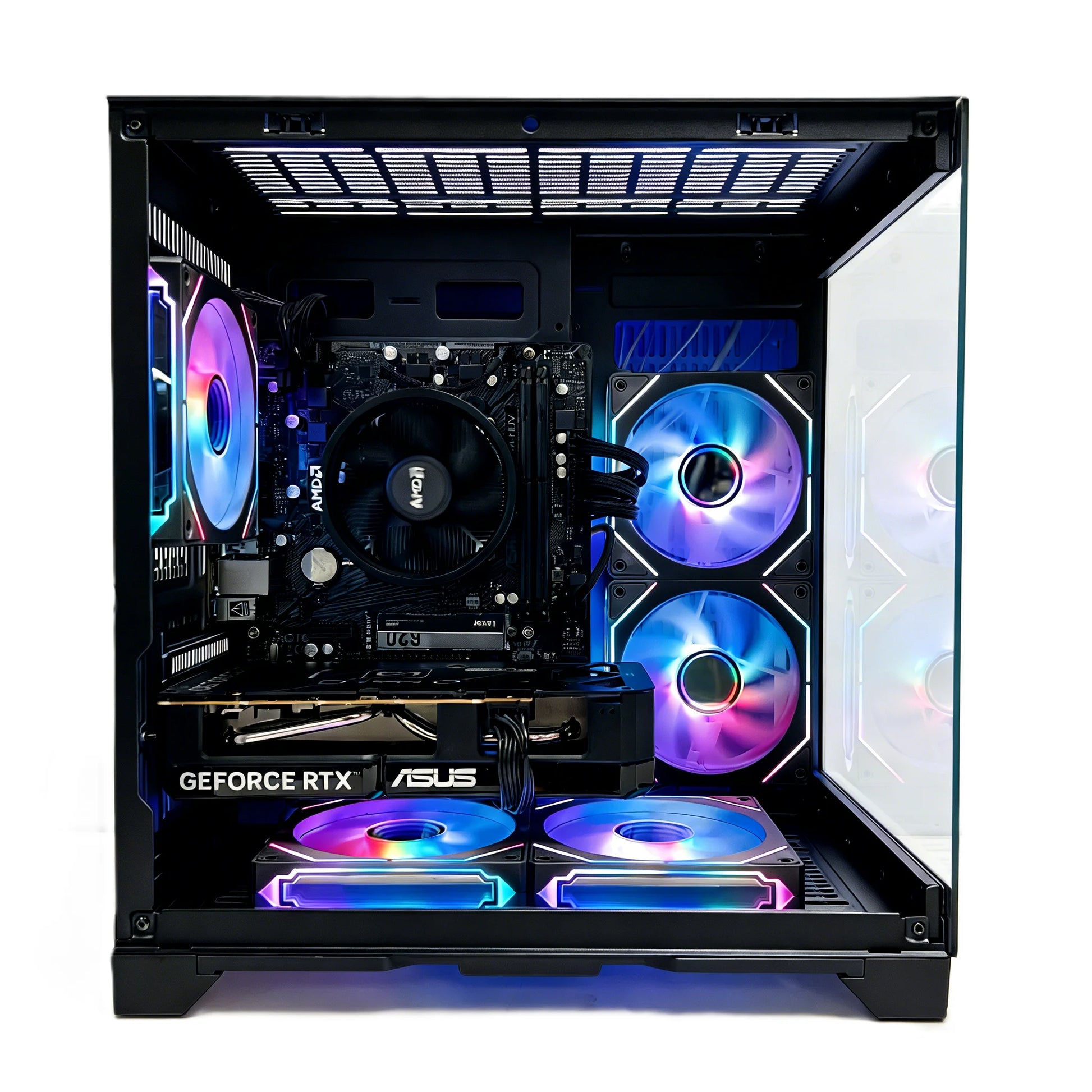 Uniway Mini Gaming PC powered by AMD Ryzen 5 5500, 16GB Ram, 512GB SSD, RTX 5050 GPU, Black