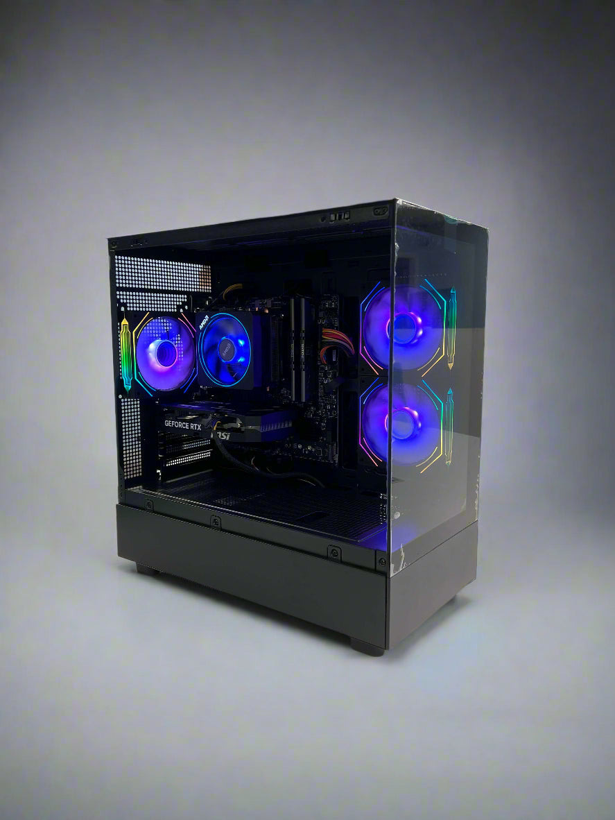 Uniway Compact Gaming PC - AMD Ryzen 7 5800X - RTX 5060 - 32GB DDR4 - Wi-Fi