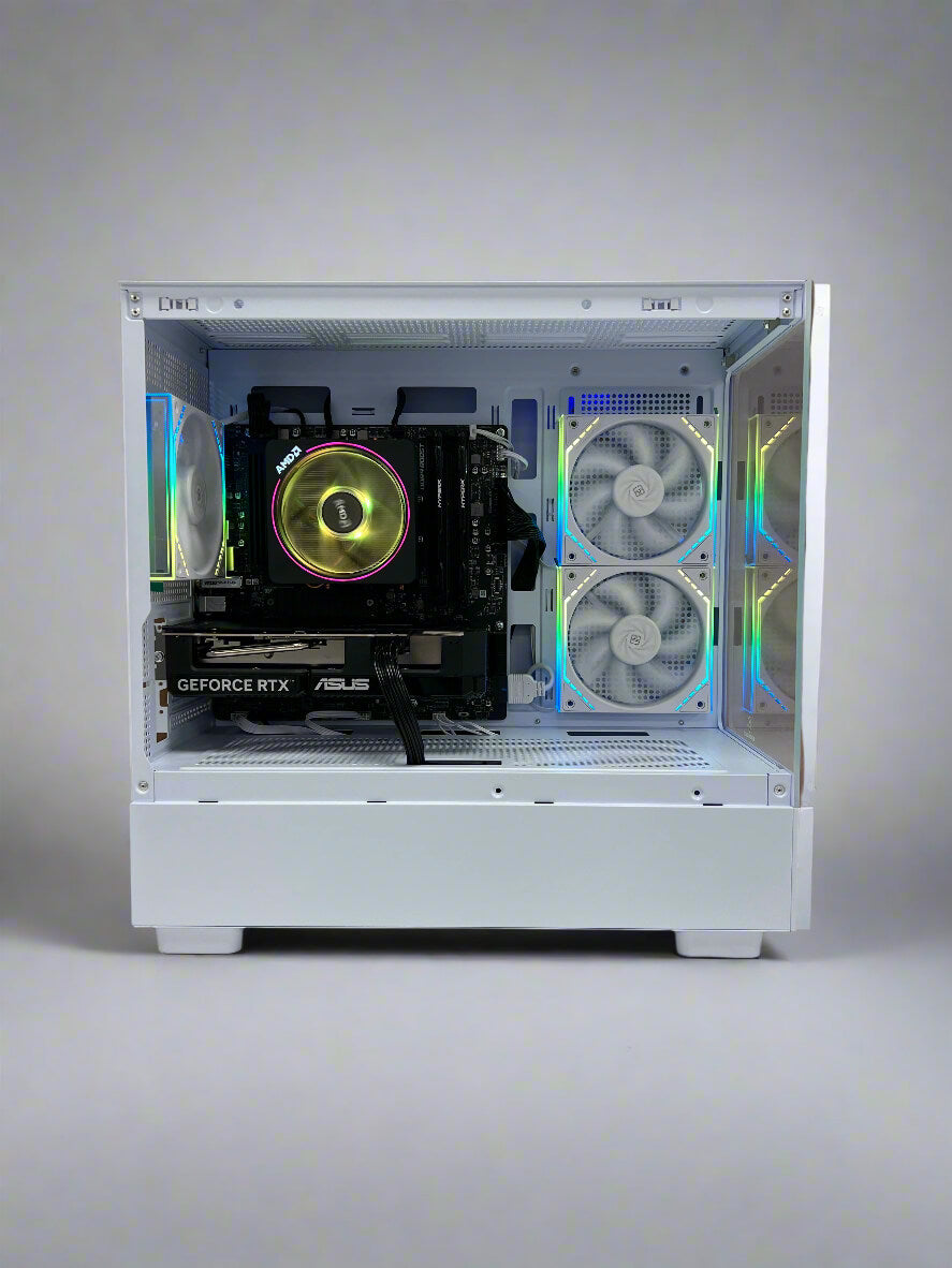 Uniway Compact Gaming PC - AMD Ryzen 7 5800X - RTX 5060 - 32GB DDR4 - Wi-Fi