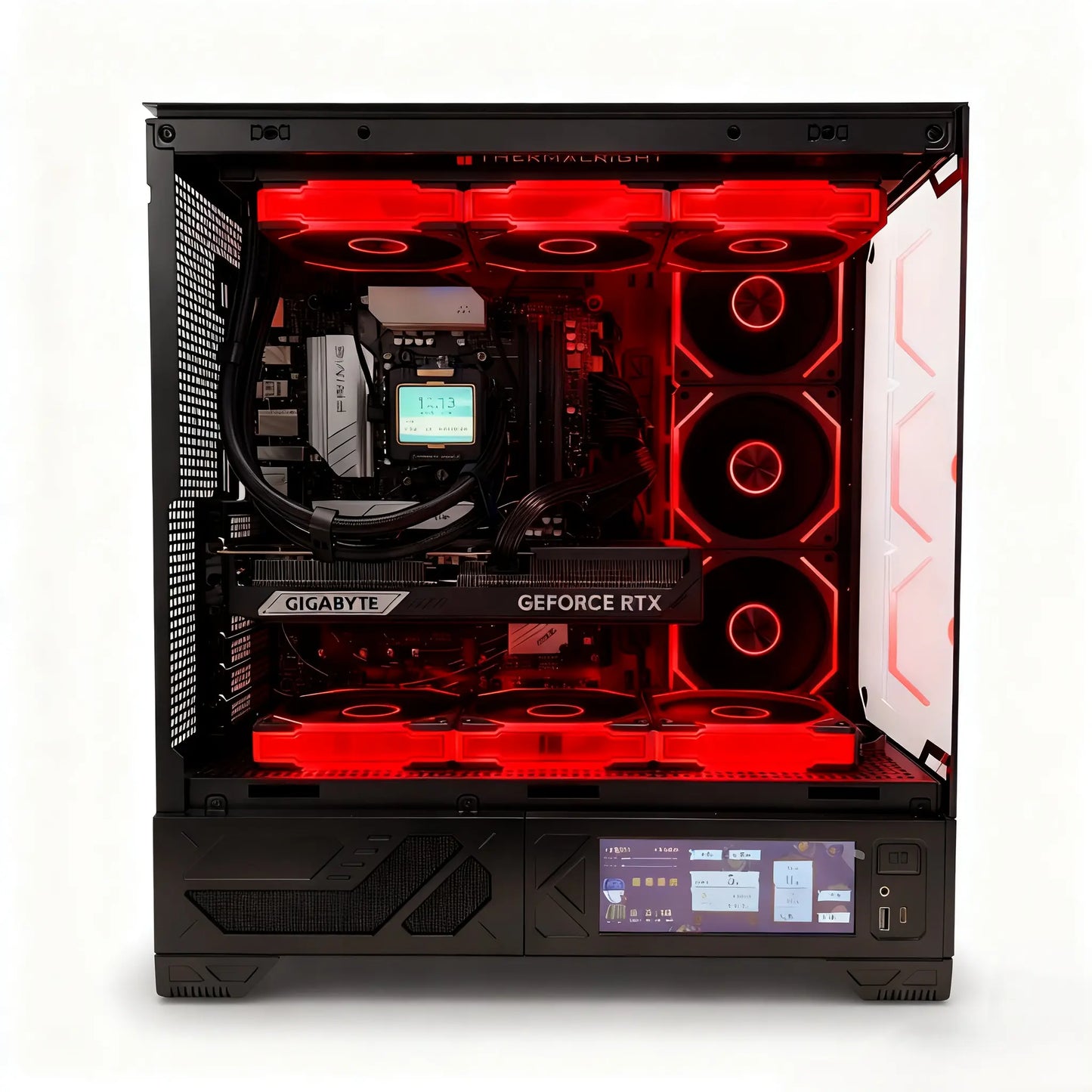 Uniway Legendary Gaming PC powered by AMD Ryzen 7 9700x, 32GB Ram, 1TB SSD, RTX 5070 GPU, Black