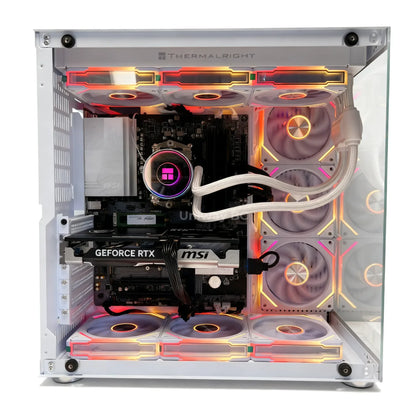 Uniway Vision Gaming PC powered by AMD Ryzen 5 9600X, 32GB Ram, 1TB SSD, RTX 5070 GPU, White