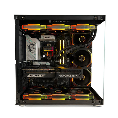 Uniway Vision Gaming PC powered by AMD Ryzen 7 7700, 32GB Ram, 1TB SSD, RTX 5060 Ti GPU, Black