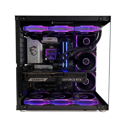 Uniway Vision Gaming PC powered by AMD Ryzen 7 7800X3D, 32GB Ram, 1TB SSD, RTX 5070 Ti GPU, Black