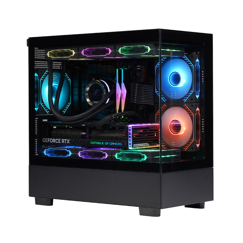 Uniway Compact Gaming PC - AMD Ryzen 7 5800X - RTX 5060 - 32GB DDR4 - Wi-Fi