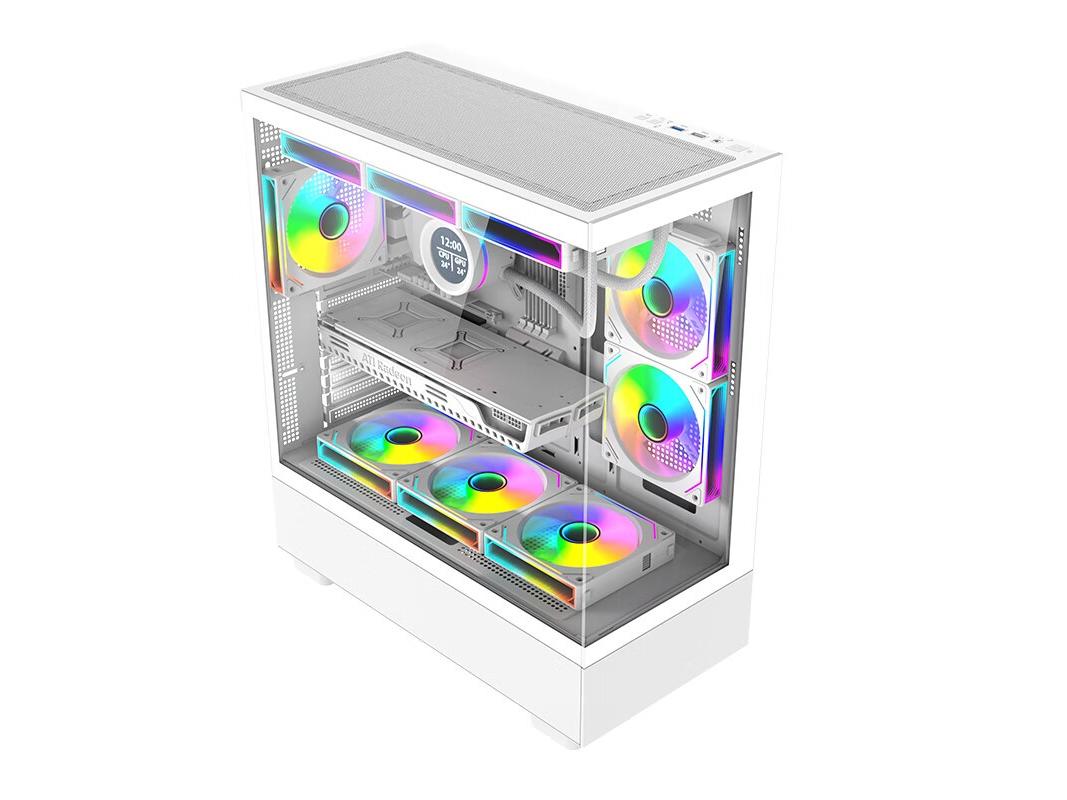 WJcoolman XuanWu Pro Panoramic Glass M-ATX Mid-Tower Case