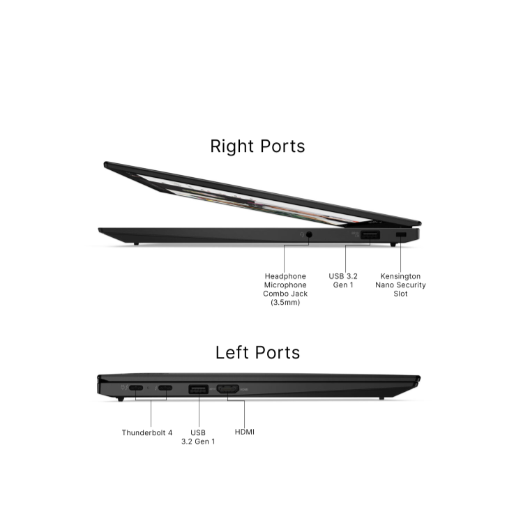 Lenovo Thinkpad X1 Carbon 9th Gen Laptop i5-11th/16GB RAM/256GB SSD - Refurbished