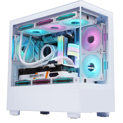 Uniway Compact Gaming PC - AMD Ryzen 7 5800X - RTX 5060 - 32GB DDR4 - Wi-Fi